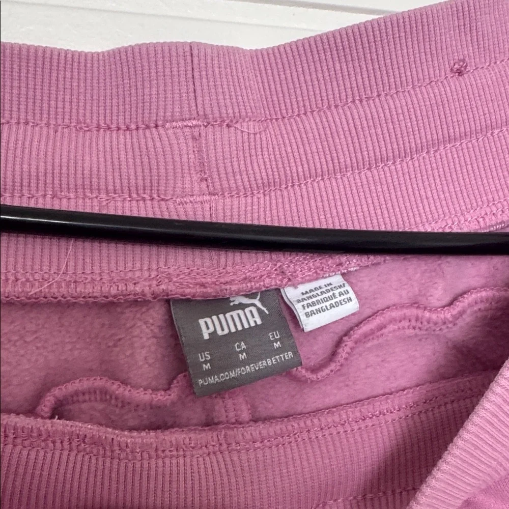 Puma Pink and White Quarter-Zip Track Top with Matching Joggers - Picture 7 of 7